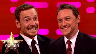 Michael Fassbender & James McAvoy Love Smacking Each Other | The Graham Norton S