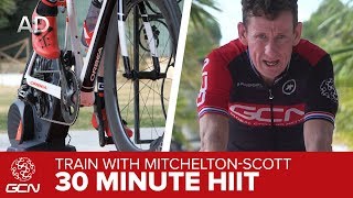 30 Minute HIIT Fat Burn Workout | Train With Mitchelton-Scott