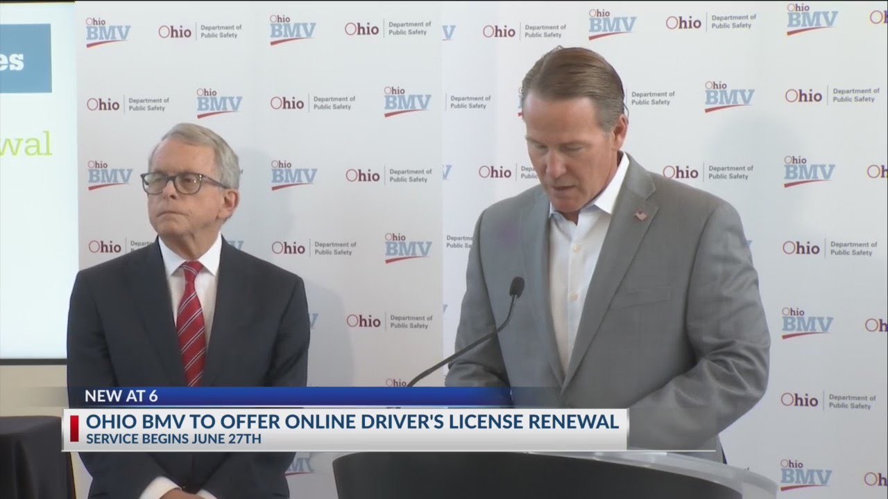 Ohio Expands BMV Services, Offers Online Driver’s License Renewal - YouTube