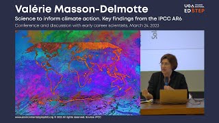 Valérie Masson-Delmotte, Science to inform climate action. Key findings from the IPCC AR6