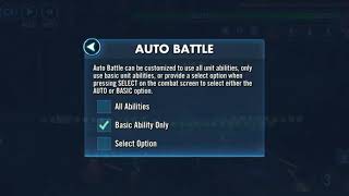 SWGOH How set basic auto