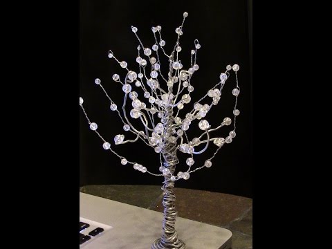 DIY Beaded Wire Tree (Wedding Cake Topper) DIY Beaded Wire Tree (Wedding Cake Topper)