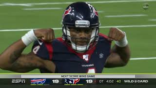 Deshaun Watson Unreal Game-Winning OT Drive | Bills vs. Texans | NFL