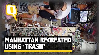 Model of Midtown Manhattan Created Using Electronic Trash