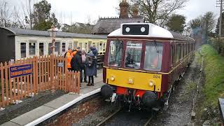 W55024 L124 Bubble Car DMU Railcar - Chinnor \u0026 Princess Risborough Preserved Railway March 2023