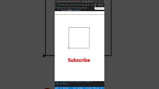 18. How to draw a square in python using turtle #python #turtle