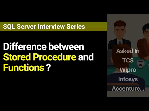 What is the difference between Stored Procedure and Functions ?