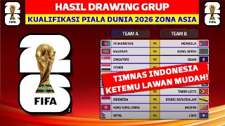 RESMI! Hasil Drawing Kualifikasi Piala Dunia 2026 Zona Asia - Jadwal Kualifikasi Piala Dunia 2026