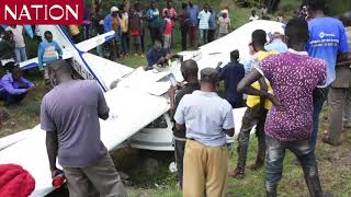 Two escape unhurt as light aircraft crash along Isiolo Meru road