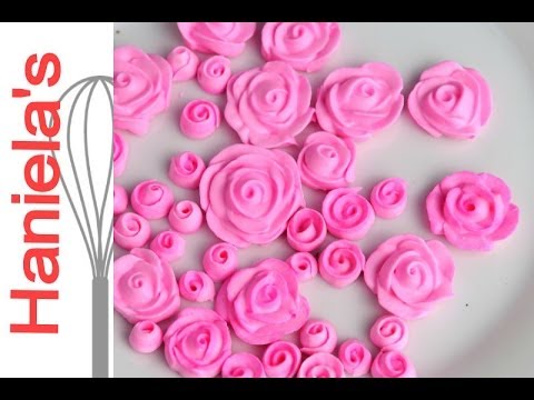 How To Make Mini Royal Icing Roses How To Make Mini Royal Icing Roses