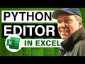 Excel Adds Python Editor 27 Days After Python Debuts - Episode 2625