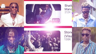 Shatta Wale Africa Mandiba Outrank Stonebwoy’s Torcher On YouTube, Views And Trending Position