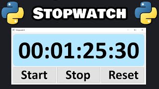 Code a stopwatch using Python! ⏱