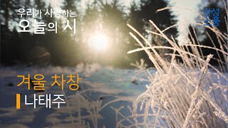 오늘의 시｜겨울 차창｜나태주｜시낭송｜좋은시｜유미숙｜오디오북 ｜감성소풍