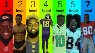 The 7 Levels of NFL Wide Receivers