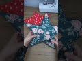 star pillow. fold cut and sew. very easy