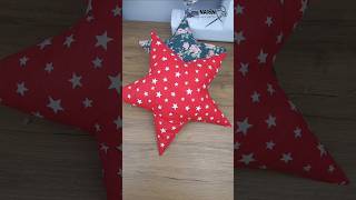 Star Pillow. Fold, Cut and Sew. Very Easy