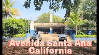 Recorriendo la Avenida Santa Ana California en El Salvador, Santa Ana: Del Seguro Social al INSA