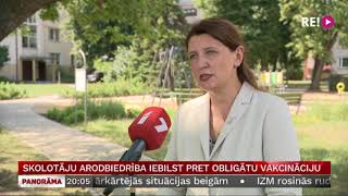 Skolotāju arodbiedrība iebilst pret obligātu vakcināciju