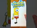 One Drawing, But in 2 Different Sytles! | SpongeBob | Part 2 (#shorts)