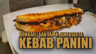 Kebab panini || Kokkaillaan jämäaineksista #9