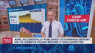 ASML gave a 'horrendous' forecast yesterday, says Jim Cramer