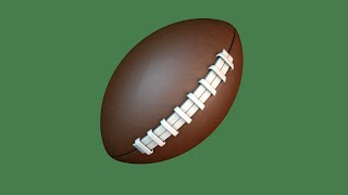 [Tutorial] Model a Rugby Ball / American Football in Cinema 4D.