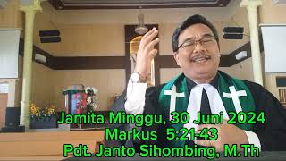 Jamita Minggu, 30 Juni 2024. Markus 5:21-43