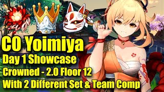 C0 Crowned Yoimiya Day 1 Showcase - 4 Shimenawa \u0026 4 Crimson Witch with Different Comp