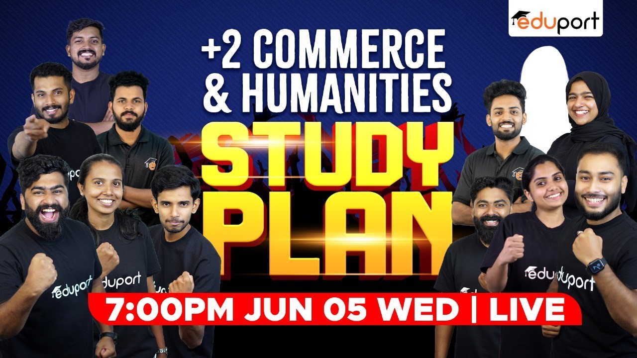 Plus Two Study Plan Eduport Commerce Humanities Youtube