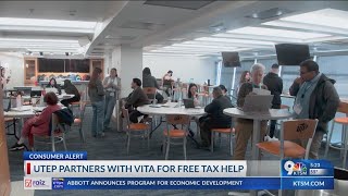 UTEP partners with VITA for free tax help