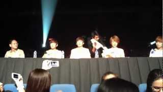 [FANCAM][072812] Minwoo and Kwangmin @ KCC Hallyu Fest - SM Mall of Asia Centerstage.Manila PH