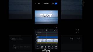 TEXT Reveal From SEA in VN Video Editor - Tutorial #shorts