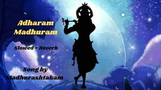 Adharam Madhuram| Krishna Bhajan | adharam madhuram radha krishna|Bhakti Song | Madhurashtakam Lofi