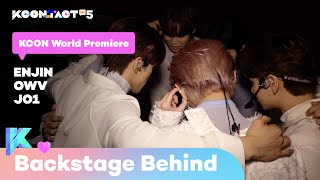 Backstage Behind 🎪KCON World Premiere : The Triangle🎪 #JO1 #OWV #ENJIN | KCON:TACT HI 5