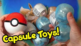 A Bunch of Pokemon Capsule Toys!