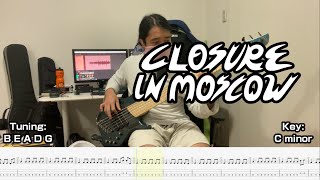 Closure In Moscow - Vanguard | Bass Cover (TAB/sheet music included)