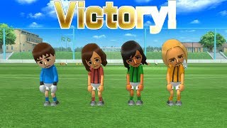 Wii Party U Minigames Player vs Masako vs Cristina vs LLka