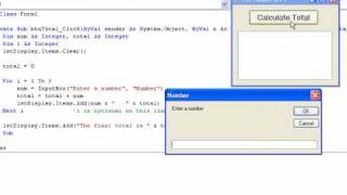 Visual Basic 2008 for Beginners: Tutorial 10.1 - For Loops Part 1