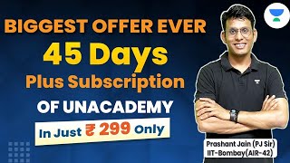 Unacademy Plus Subscription At Rs. 299 Only | The Grand Reveal | JEE Math Rankers | Prashant Jain