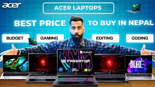 All Model of Acer Laptop in Nepal|Best Budget Laptop in Nepal|aspire nitro predator