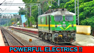 LIGHT RUNNING POWERFUL ELECTRIC LOCOMOTIVE | WAG 9HC !! Indian Railways