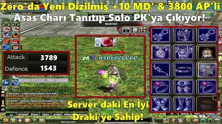 DostWeDusmaN - Zero'da Yeni Dizilmiş +10 MD | 3800 AP'li Asas Charla PK Atıyor! | Knight Online