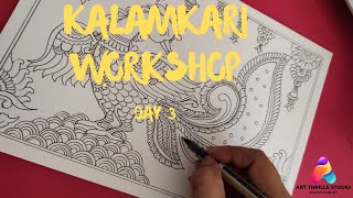 Kalamkari Workshop: Day 3 | Bird Motif