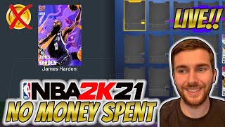 NBA 2K21 MYTEAM *NEW* GALAXY OPAL JAMES HARDEN!! FLASH 7 PACKS!!