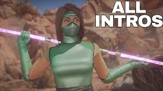 MORTAL KOMBAT 11 Jade All Intro Character Dialogues MK11