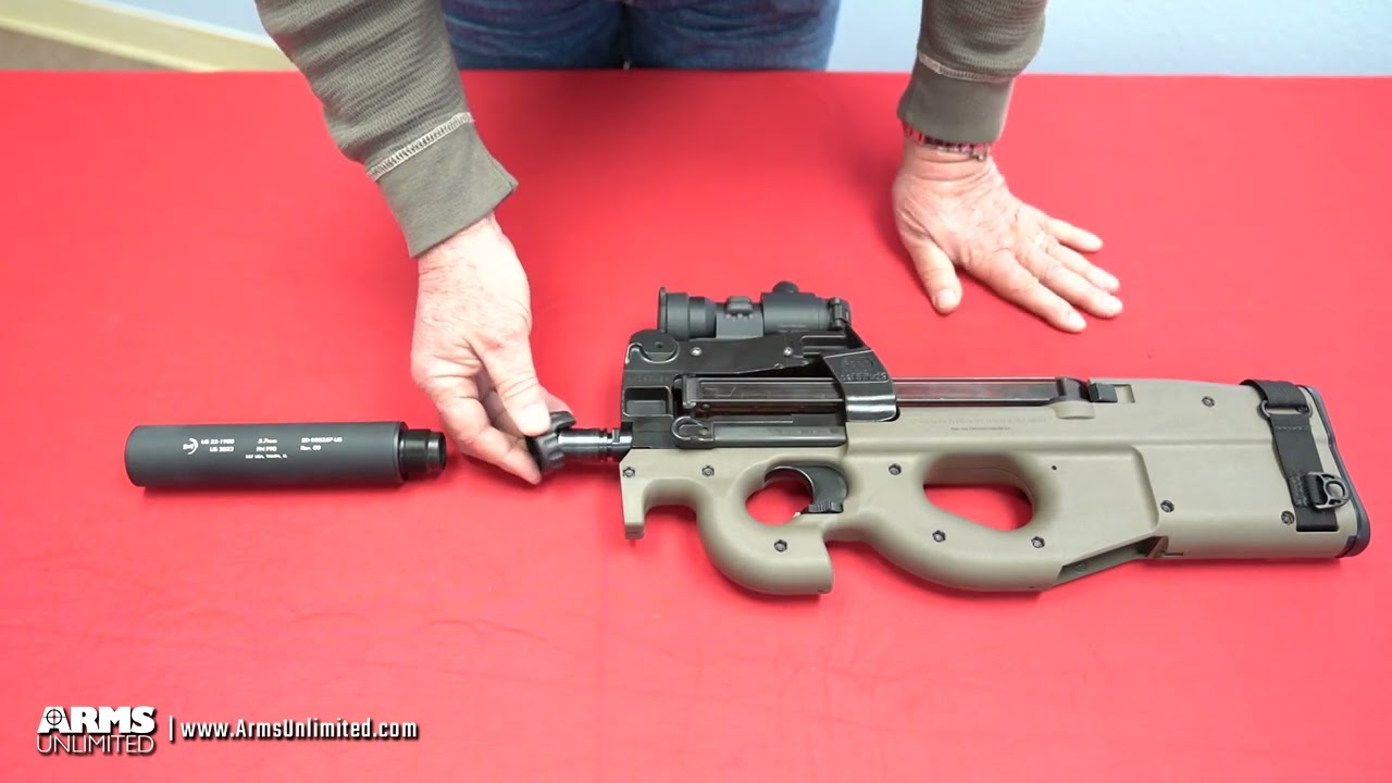 How To Install B&T Suppressor On P90 - YouTube