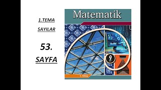 9. SINIF MATEMATİK 2024-2025  | 53. SAYFA | MEB YENİ MÜFREDAT |