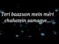 ❤ Abhi Abhi ❤ || Teri baazuon mein meri || Sad 😞 : Love : Old || WhatsApp status video ||