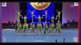 Team Australia yuco icu cheer 2024